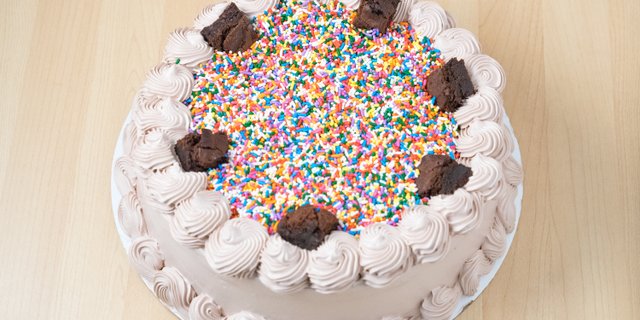 Large Ice Cream Cake