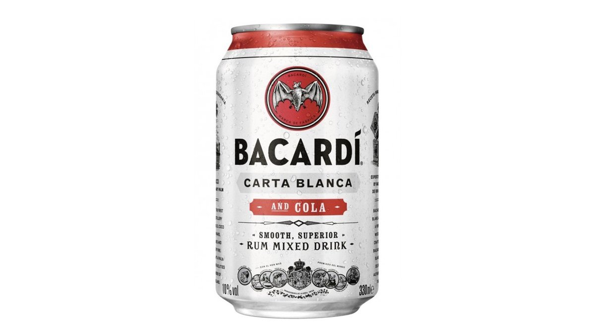 Bacardi Rum and Cola 0,33 l