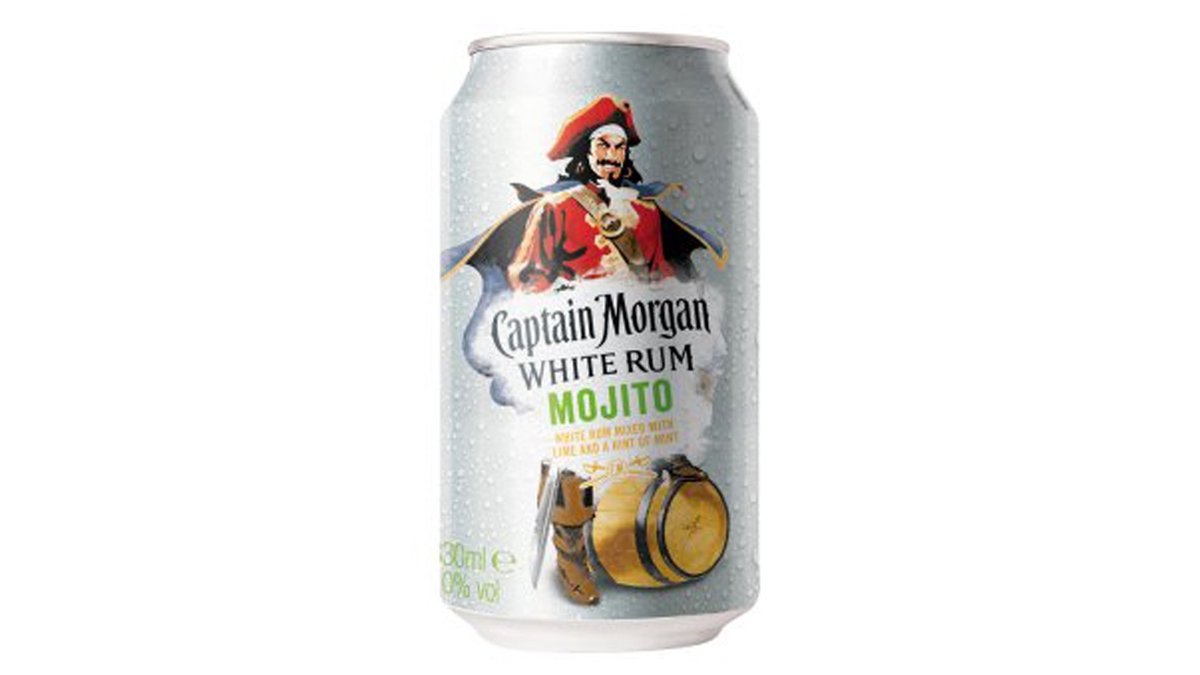 Captain Morgan White Rum Mojito 0,33 l