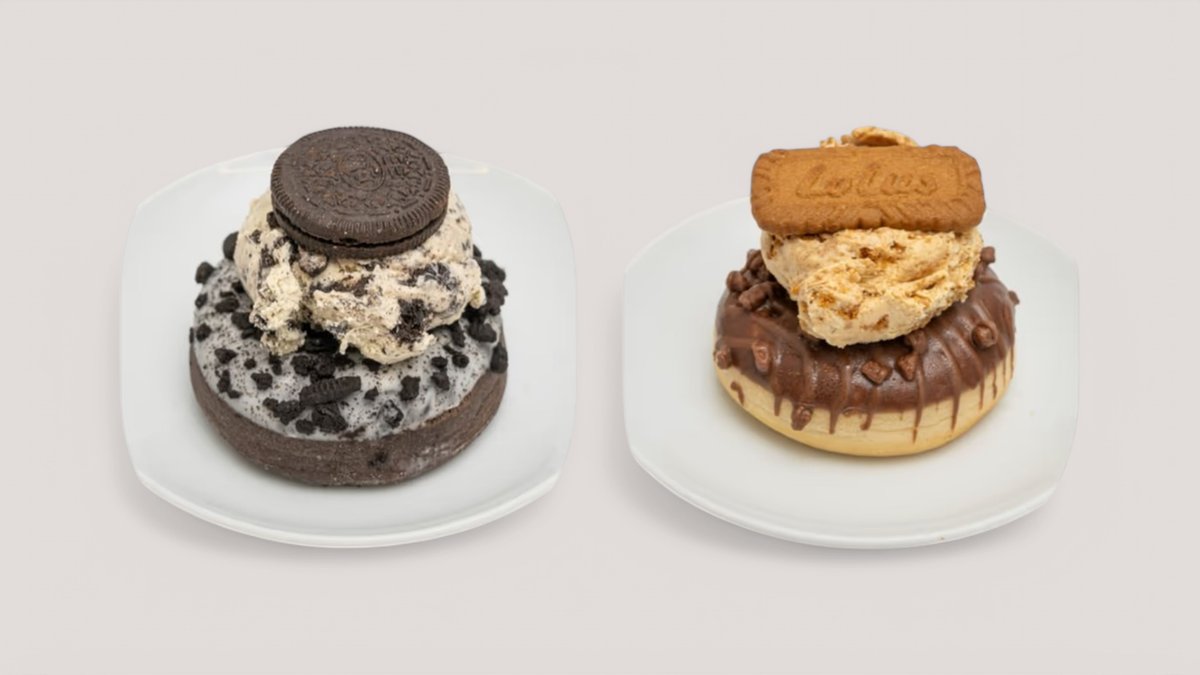 Eis Donut Doppel Aktion