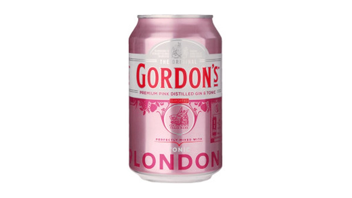 Gordon's London Dry Gin and Tonic Pink 0,33 l