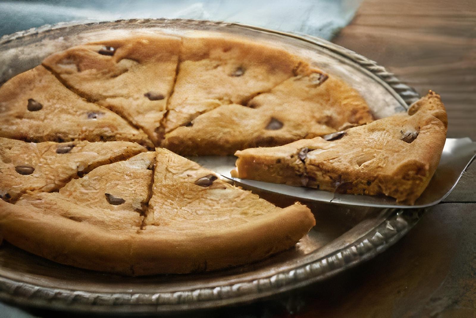 Chocolate Chip Pizza Cookie