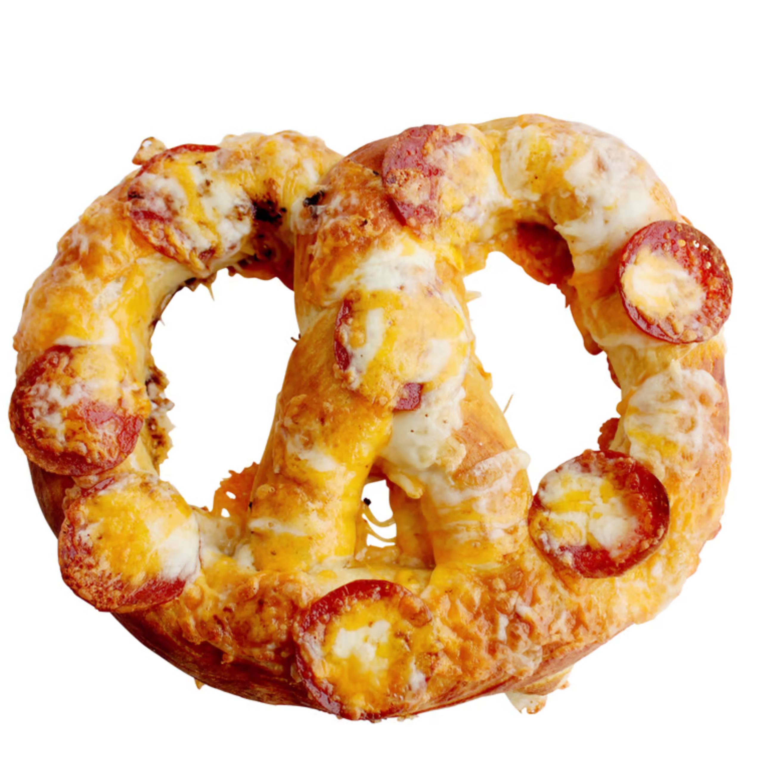 Pepperoni and Cheese Pretzel