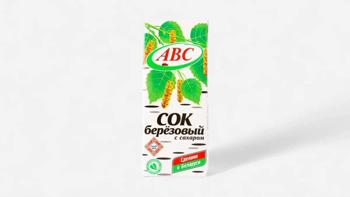 Birch Juice With Sugar ABC 200ml