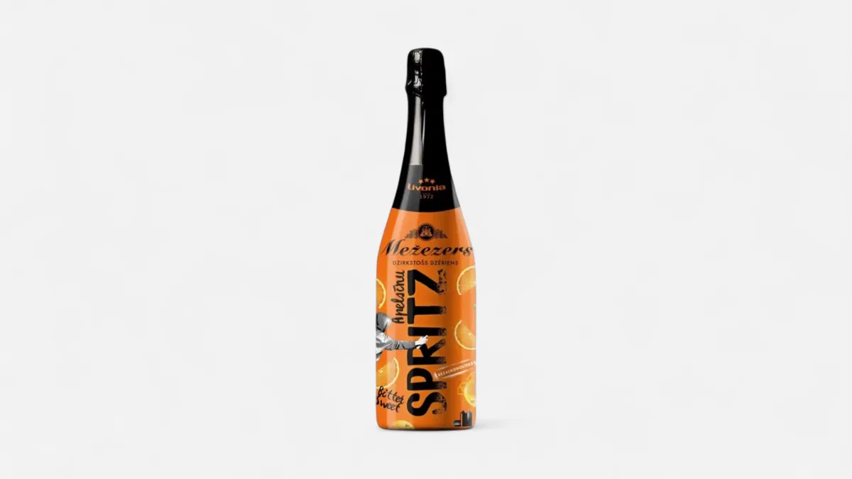 Non-Alcoholic Carbonated Beverage Mocktail "Mežezers Orange Spritz" 750ml