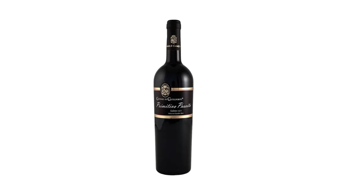 Red Dessert Wine Primitivo Salento Passito Igt 750ml