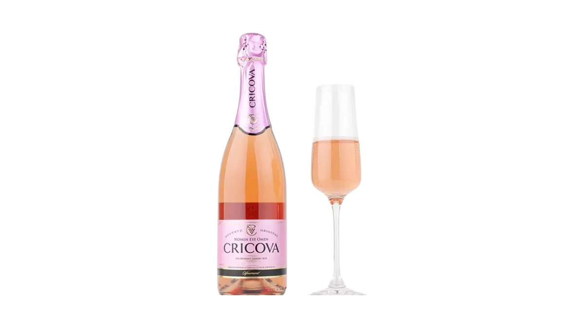 Sparkling Wine Cricova Rose Semi‐Dry 750ml