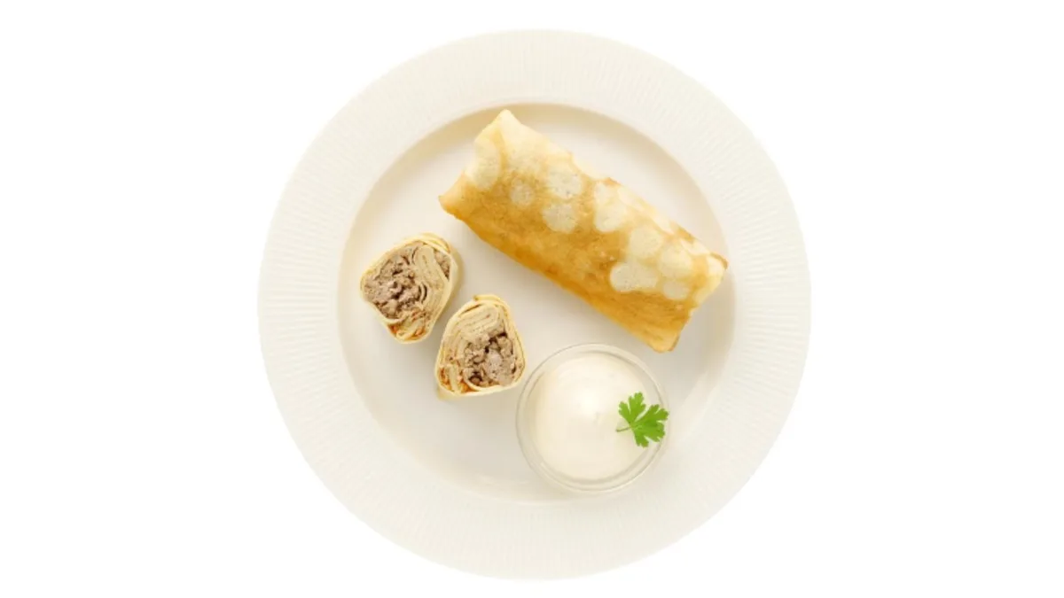 Crepes With Chicken Meat 2pcs