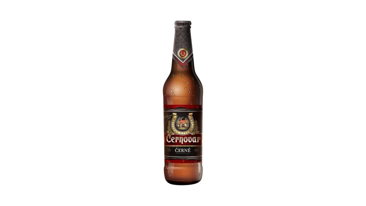 Dark Filtered Pasteurized Beer "Chernovar" 500ml