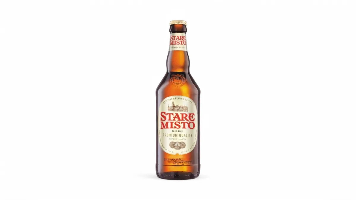 Pasteurized Filtered Light Beer "Stare Misto" 500ml