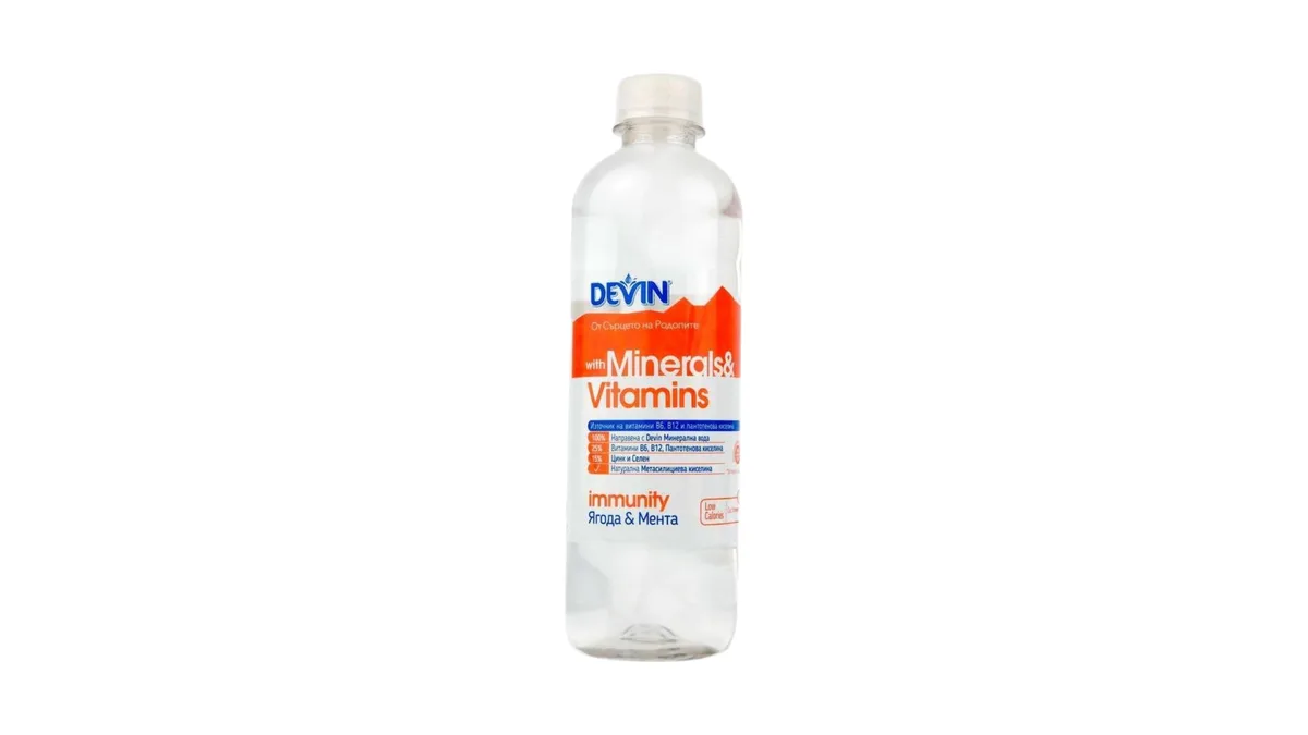 Water Devin Vitaminized Strawberry And Mint 425ml