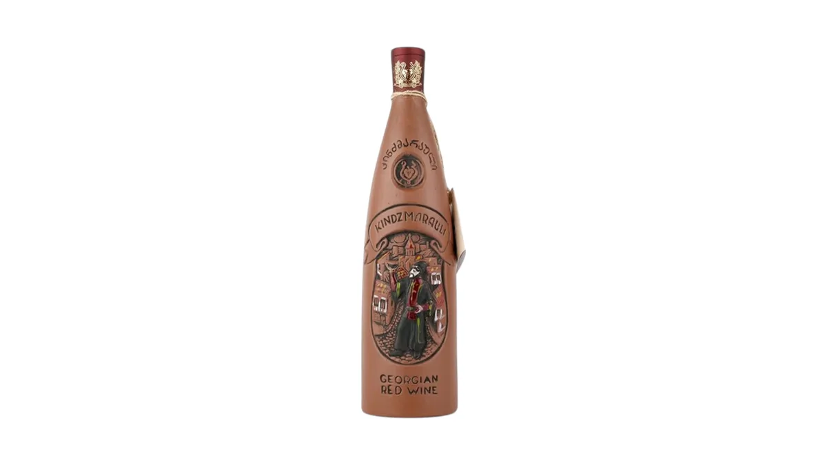 Wine Red Kindzamarauli Semi-Sweet Ceramic 750ml