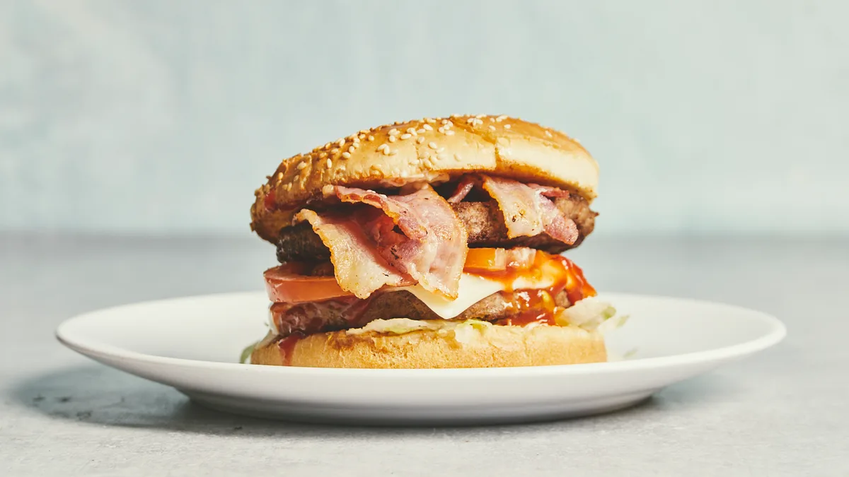 Dobbelt Bacon Cheese Okse