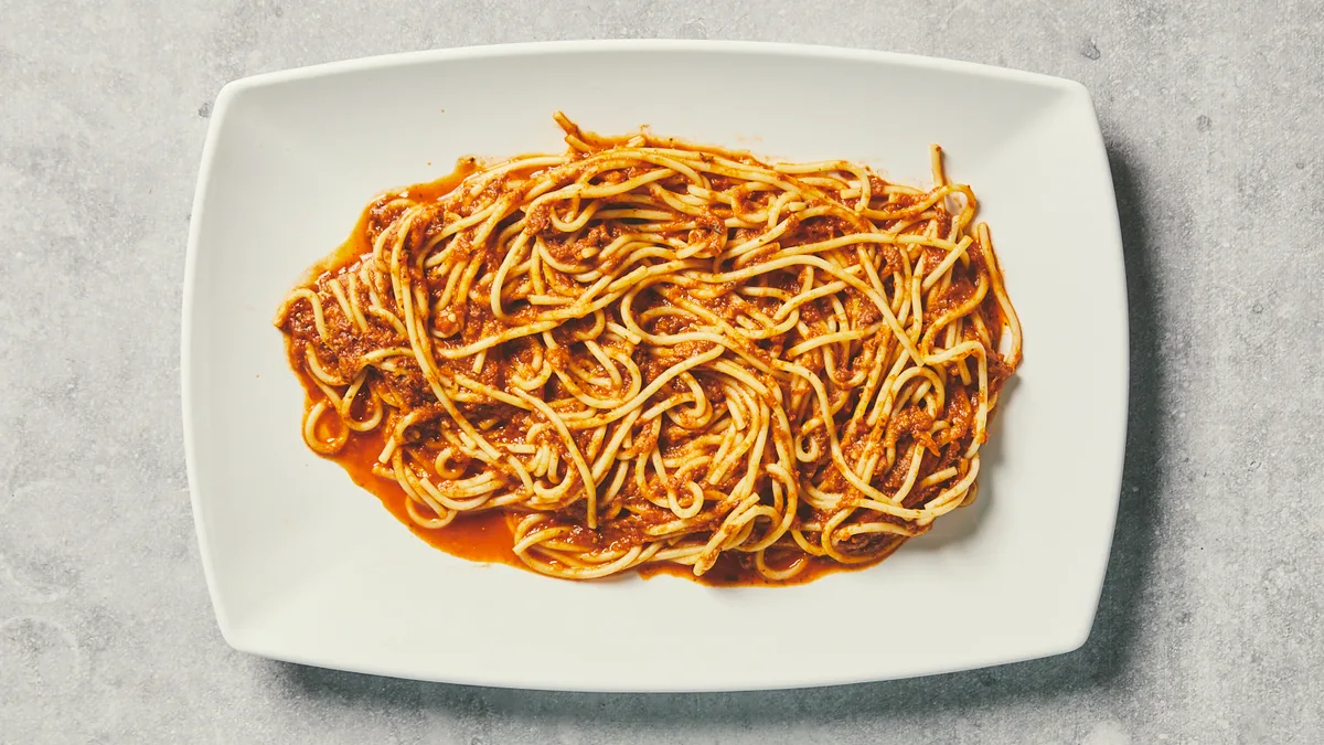 Spaghetti med kødsauce