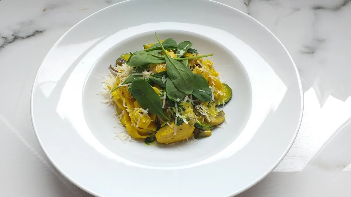 Tagliatelle z kurczakiem