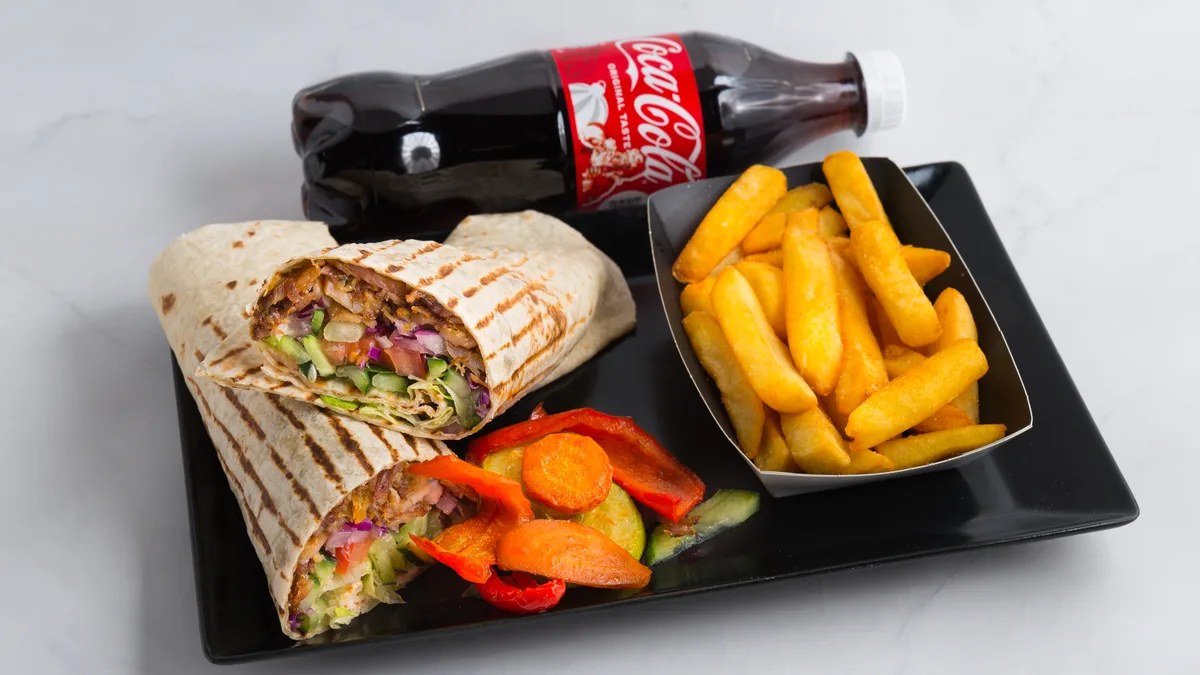 PILEĆI KEBAB sa pečenim povrćem (TORTILJA) OBROK
