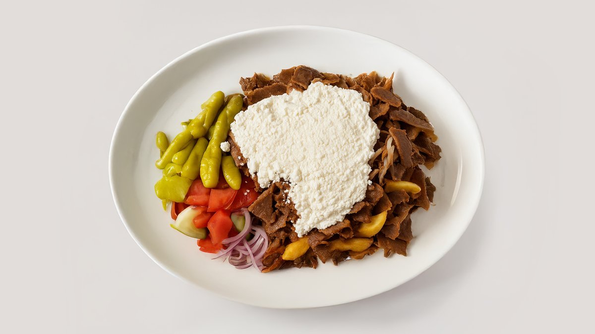 Kalbsdöner-Teller Menü