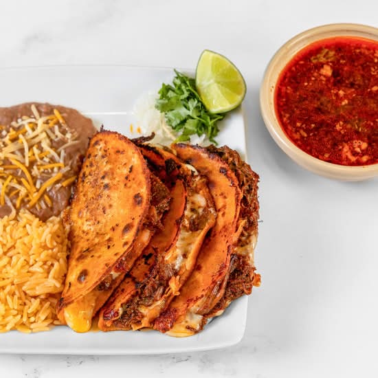 3 Quesabirria Tacos