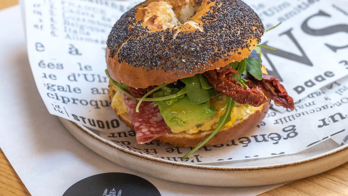 SALAMI AVO and EGG