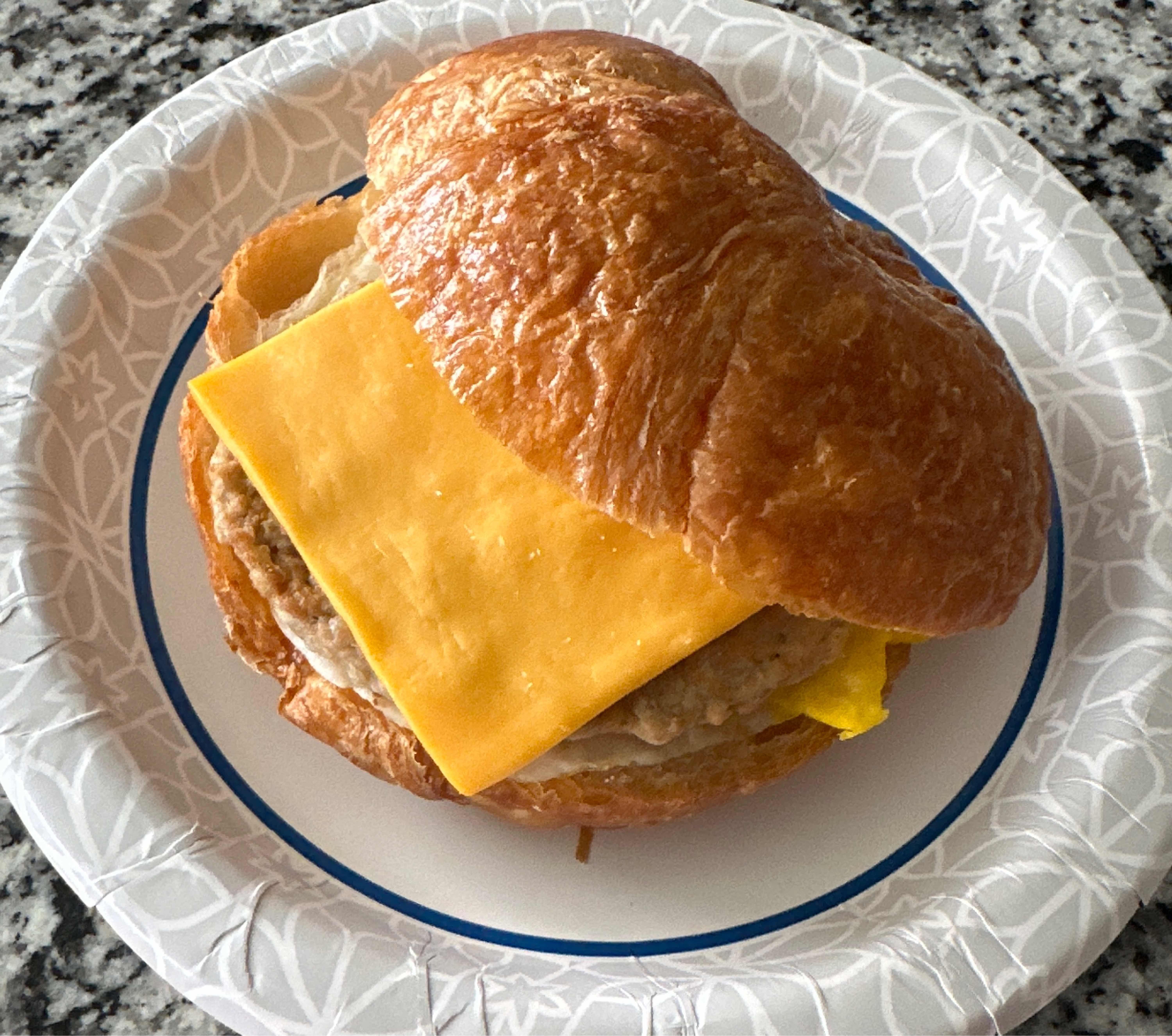 Sausage EggandCheese Croissant