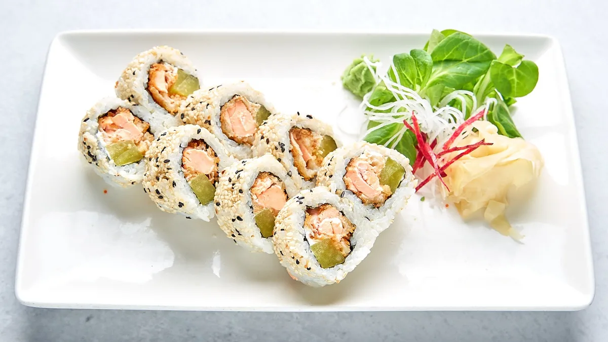 Sake Tempura Inside Out