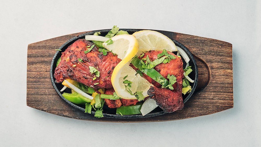 Tandoori Chicken Tikka Sizzlar (barn)