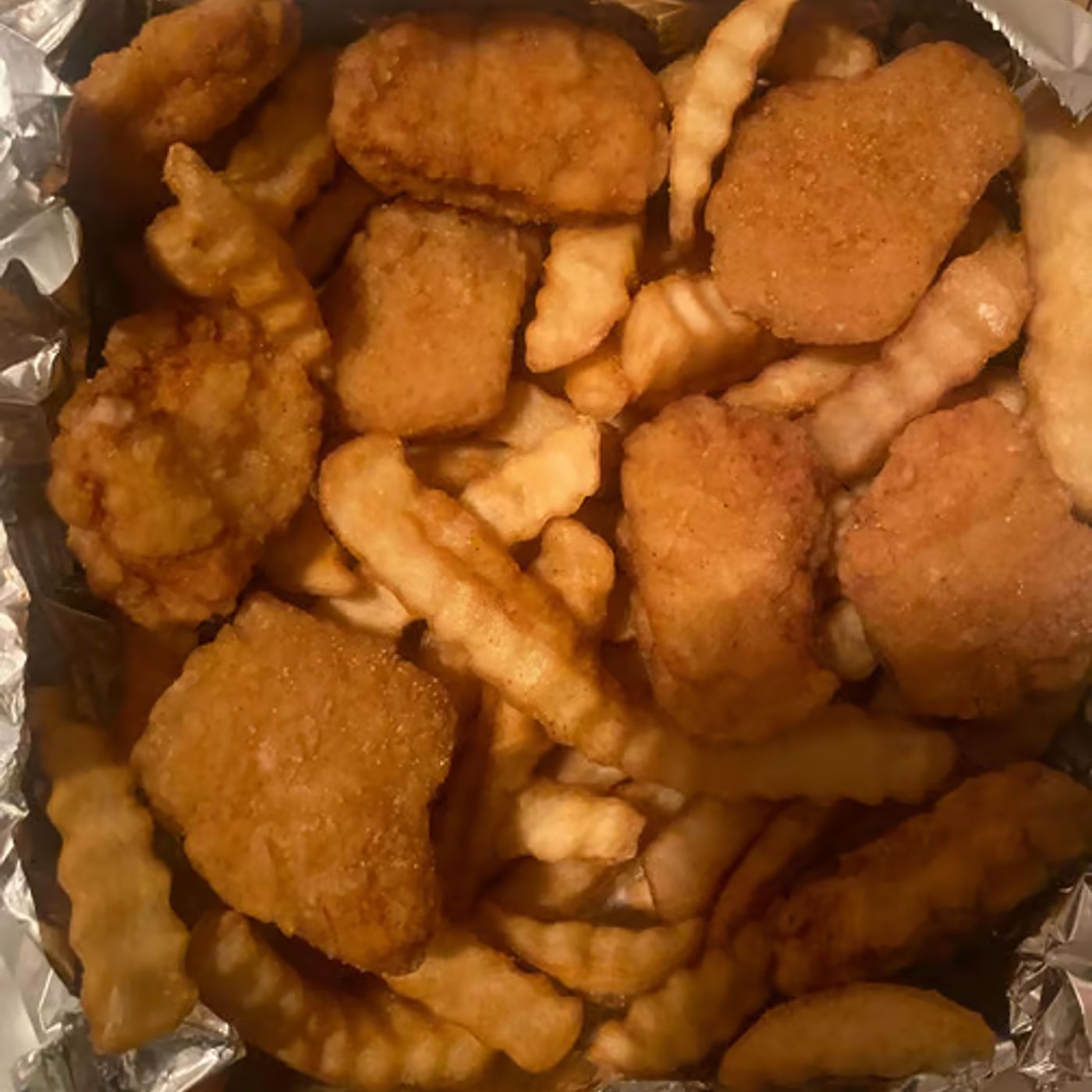 10 Pieces Chicken Nuggets with Fries