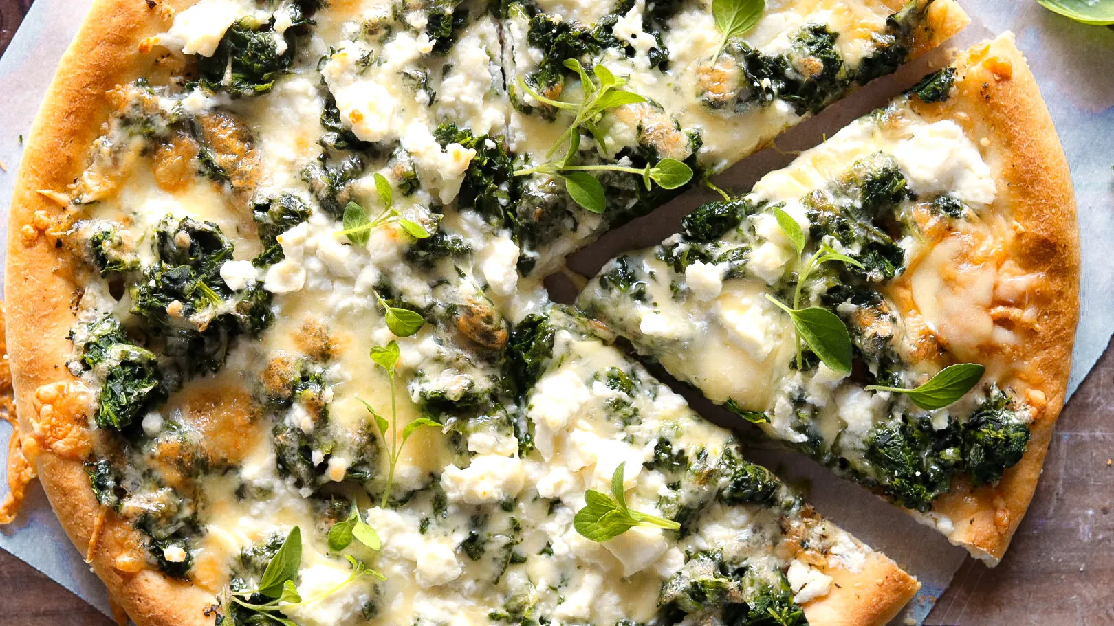 12" Medium Spinach Supreme Pizza