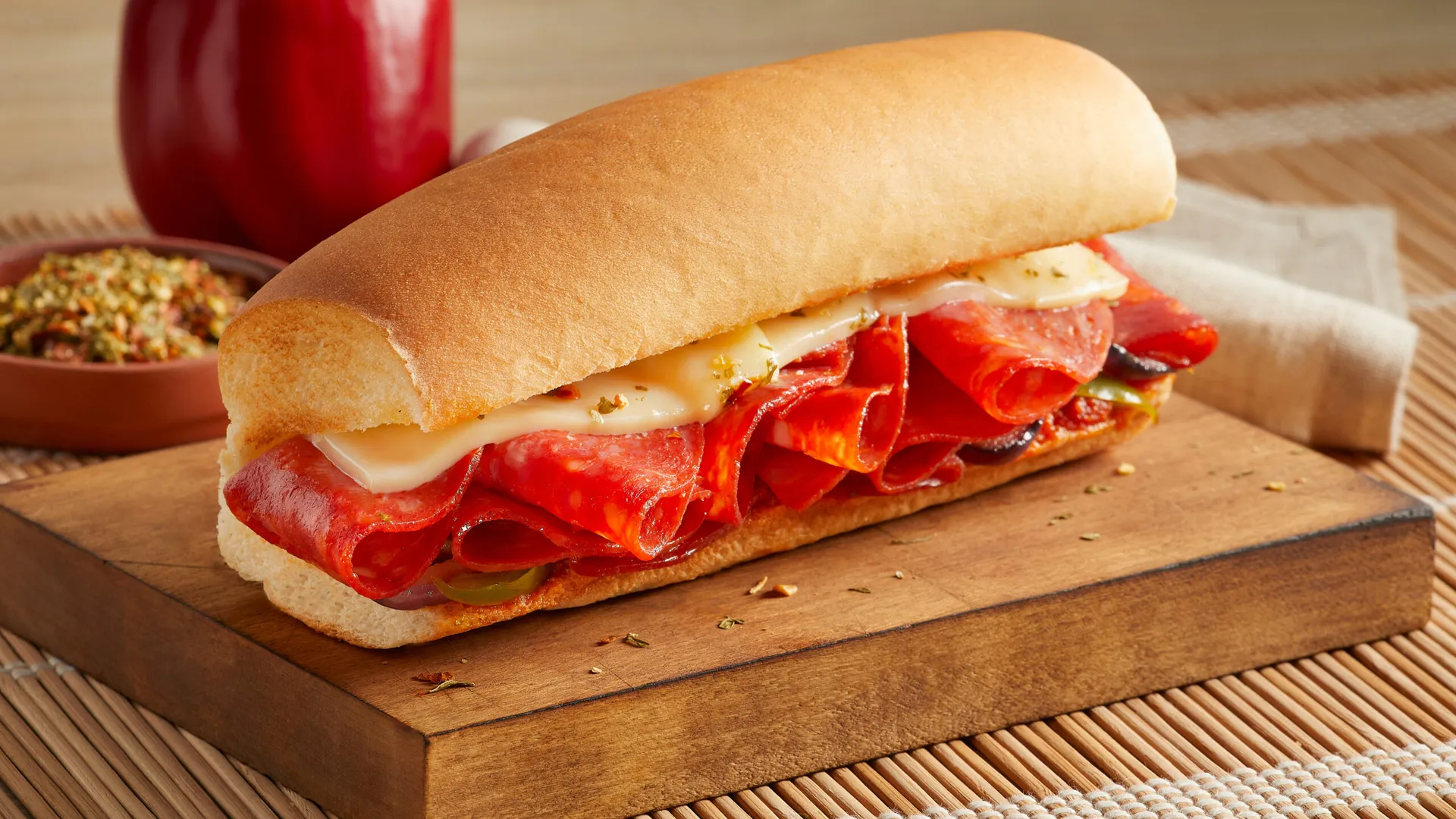 12" Whole Pepperoni Sub