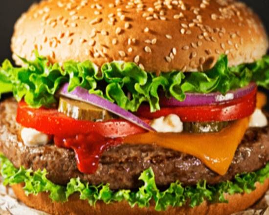 Hamburger with Fries
