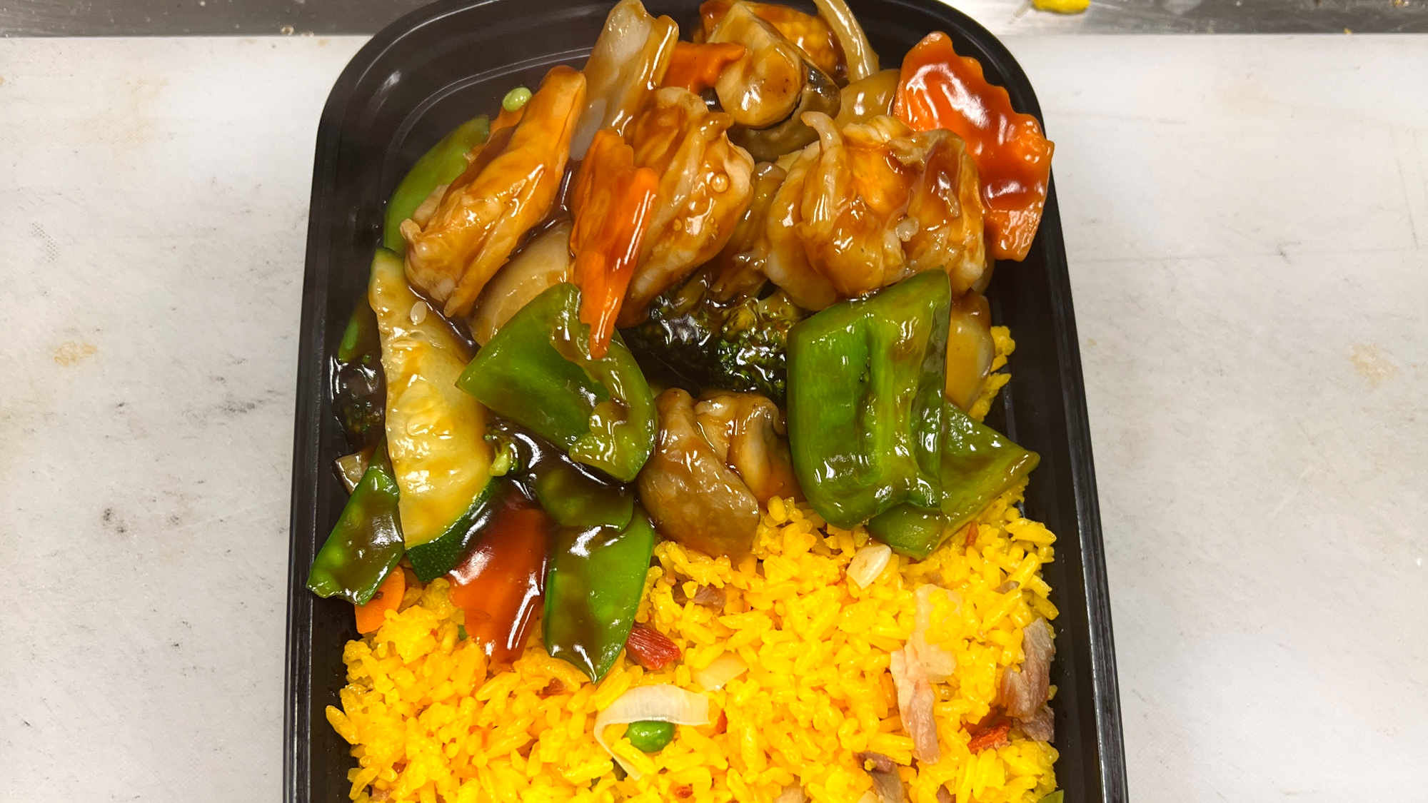 C. Shrimp with Mixed Vegetable