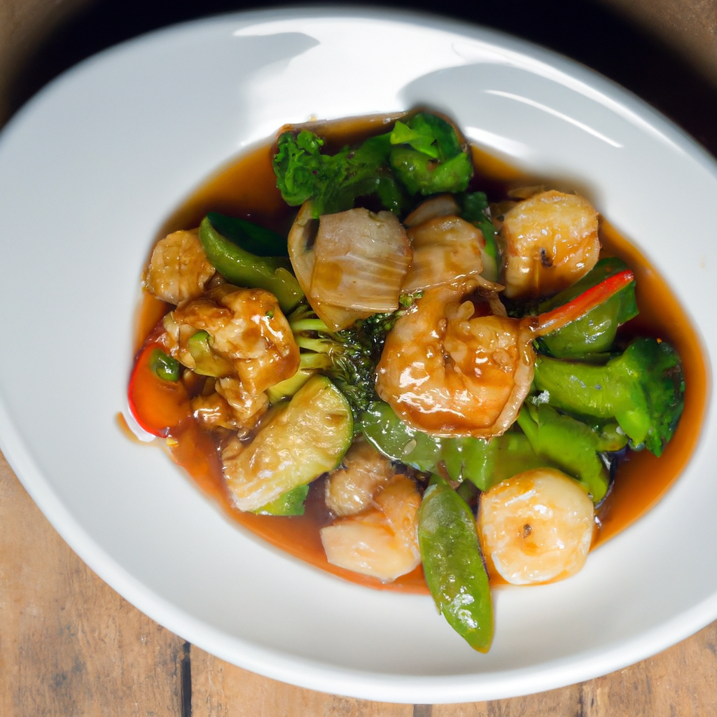 S15. Chicken and Shrimp Spring