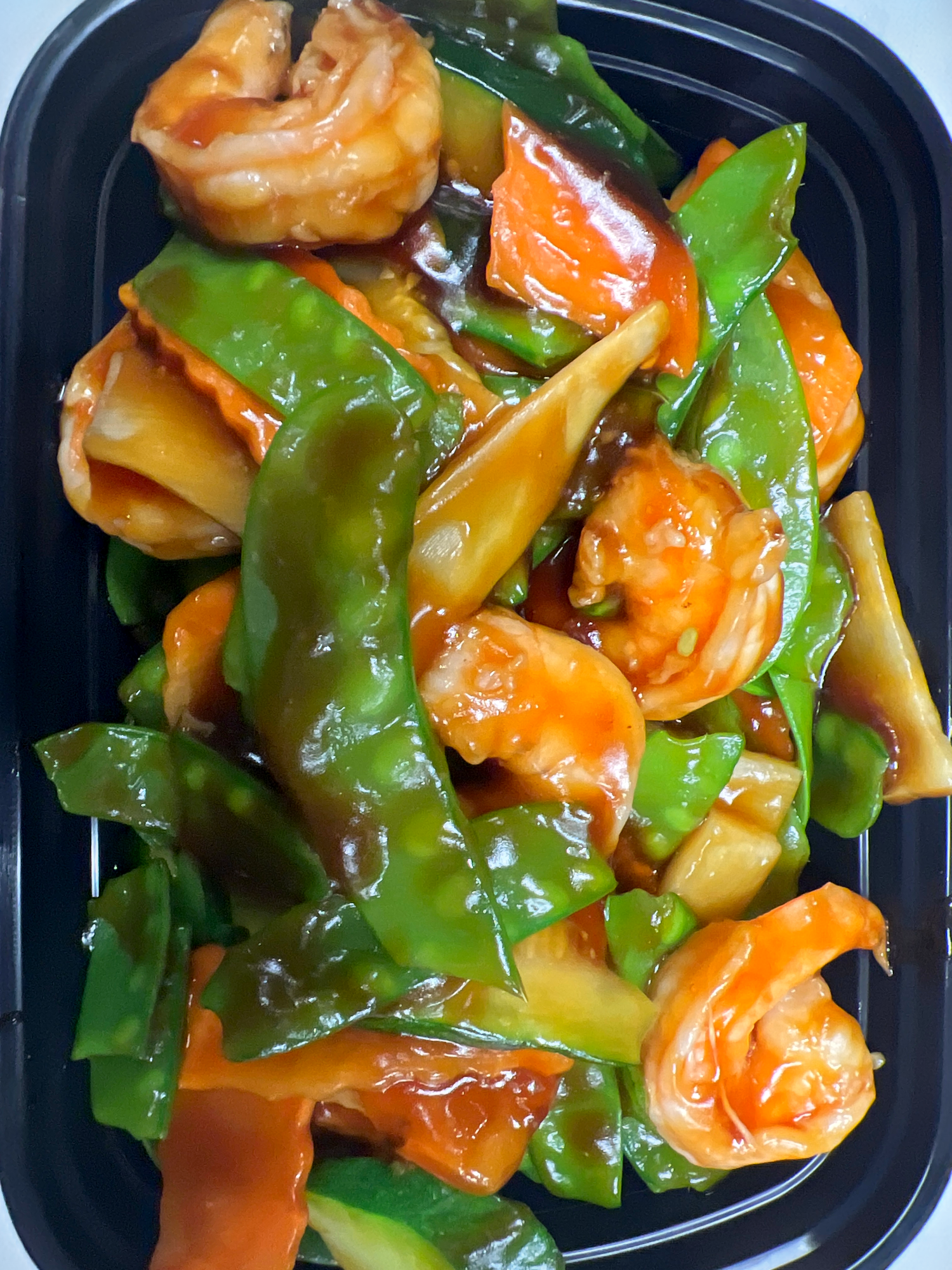 Shrimp with Snow Peas