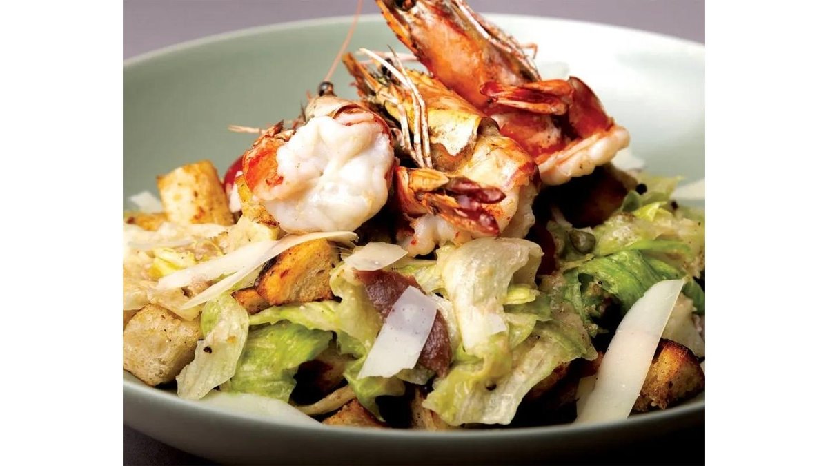 Salata Caesar cu Creveti