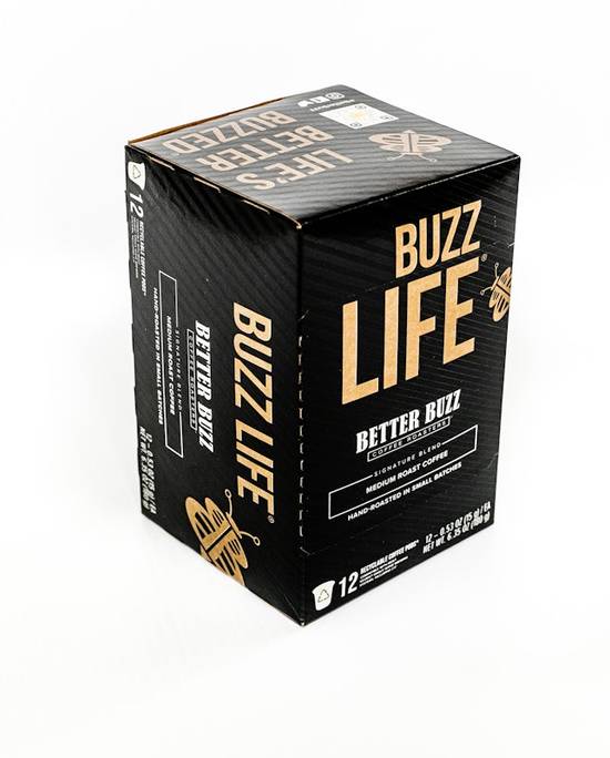Buzz Life Blend Coffee Pods (12 count)
