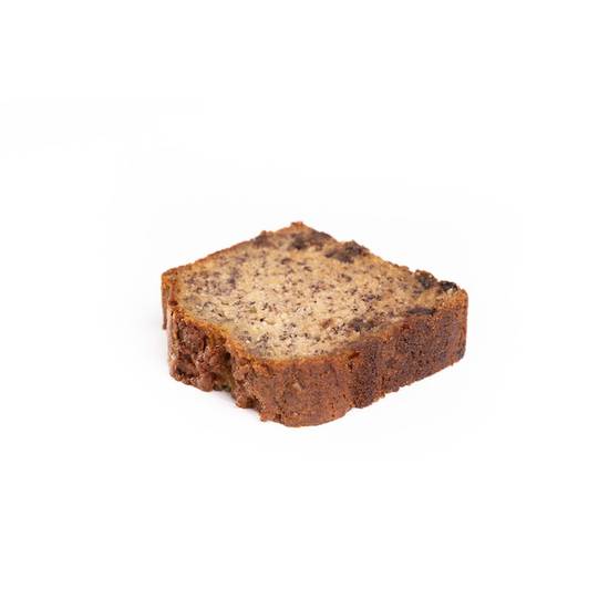 Chocolate Chip Banana Loaf Slice