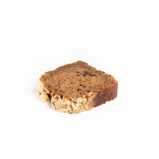 Zucchini Walnut Loaf Slice