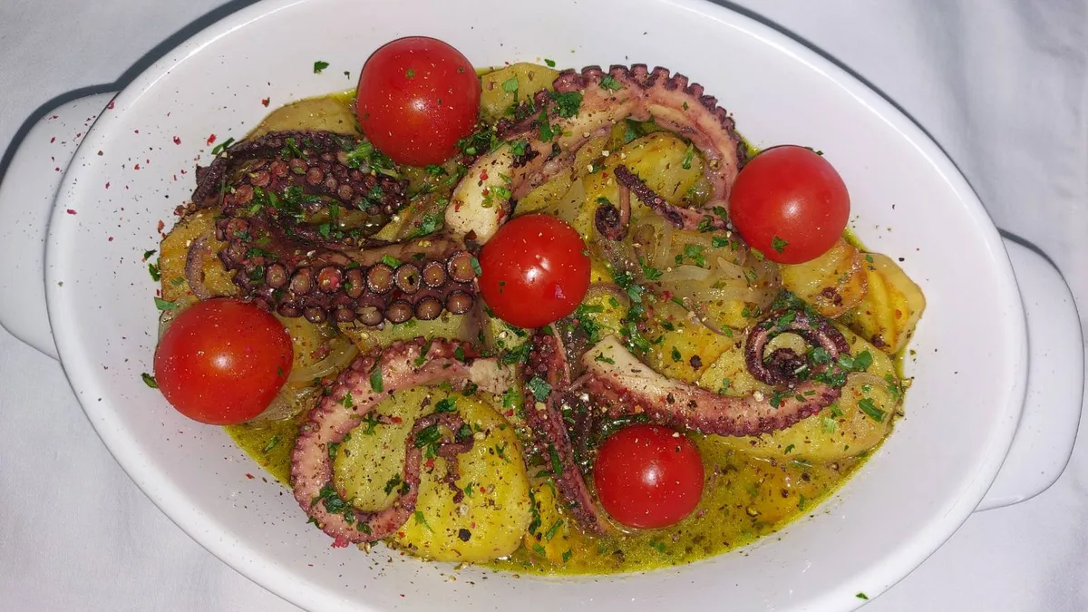Hobotnica po domaćem za dve osobe