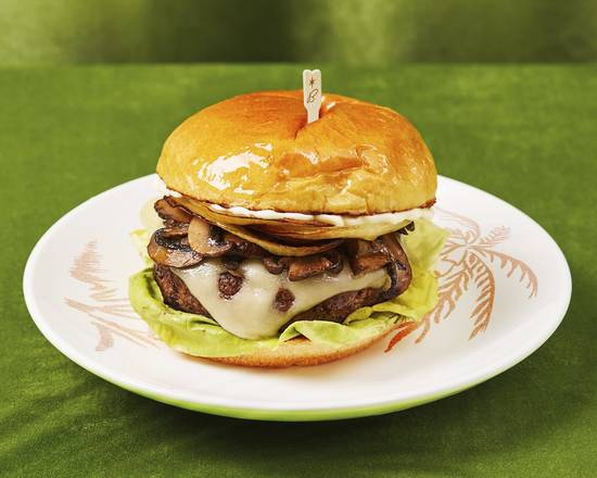 Mushroom Swiss Burger