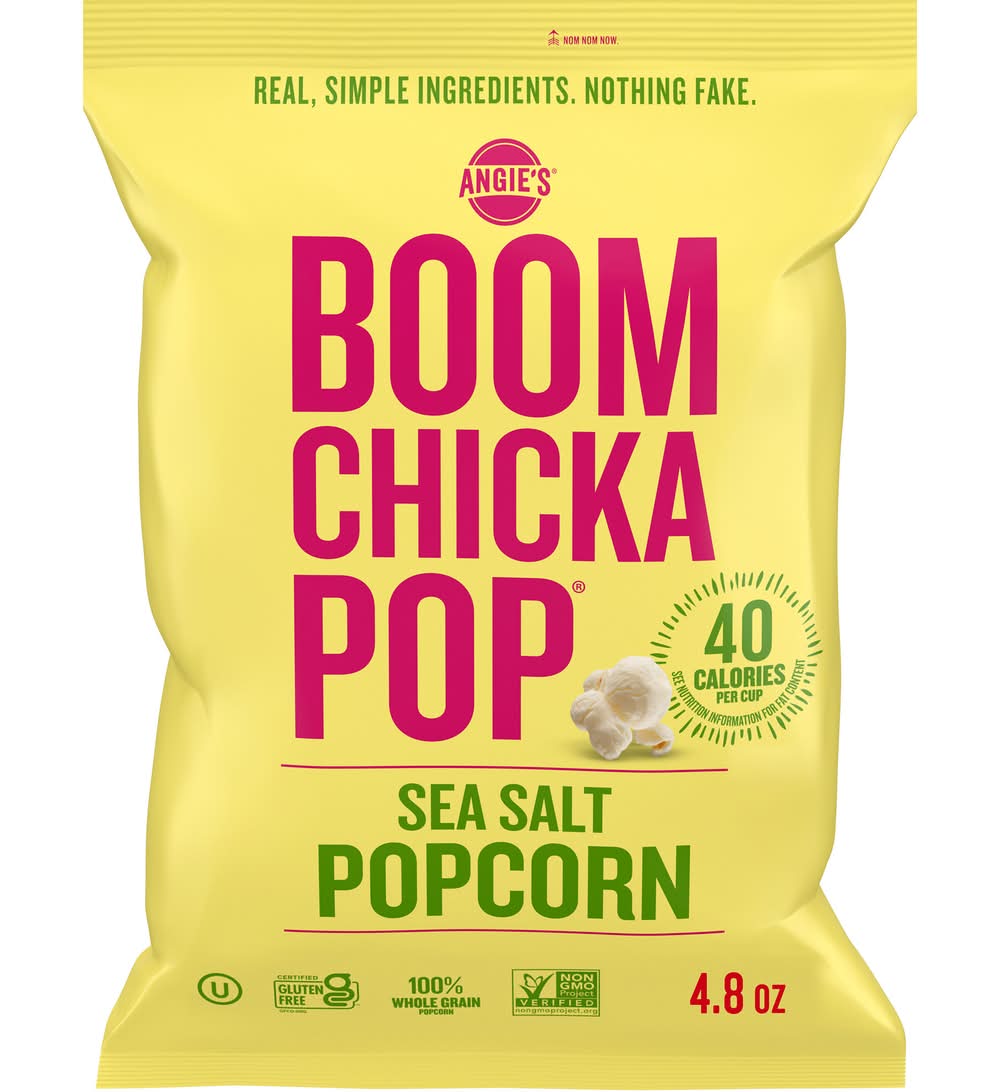 Angie's Boomchickapop Flavored Popcorn, Sea Salt (4.8 oz)