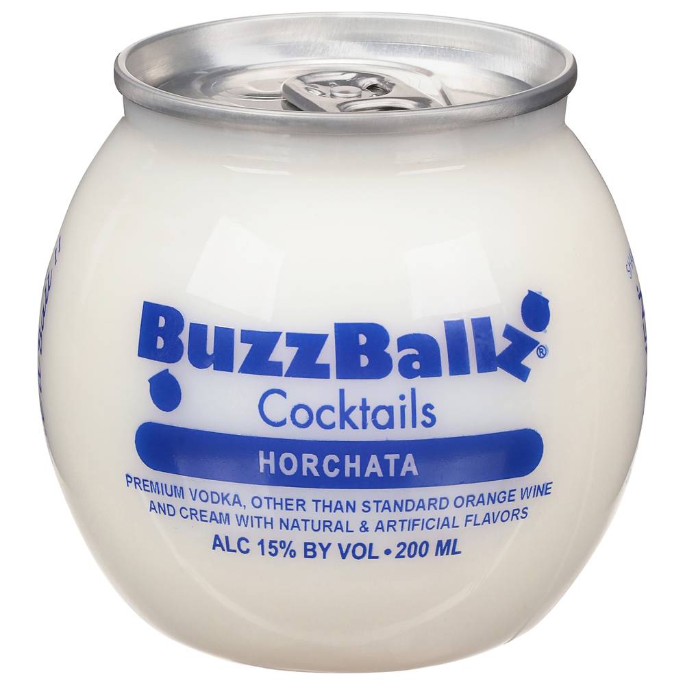 BuzzBallz Premium Cocktails, Horchata (200 ml)