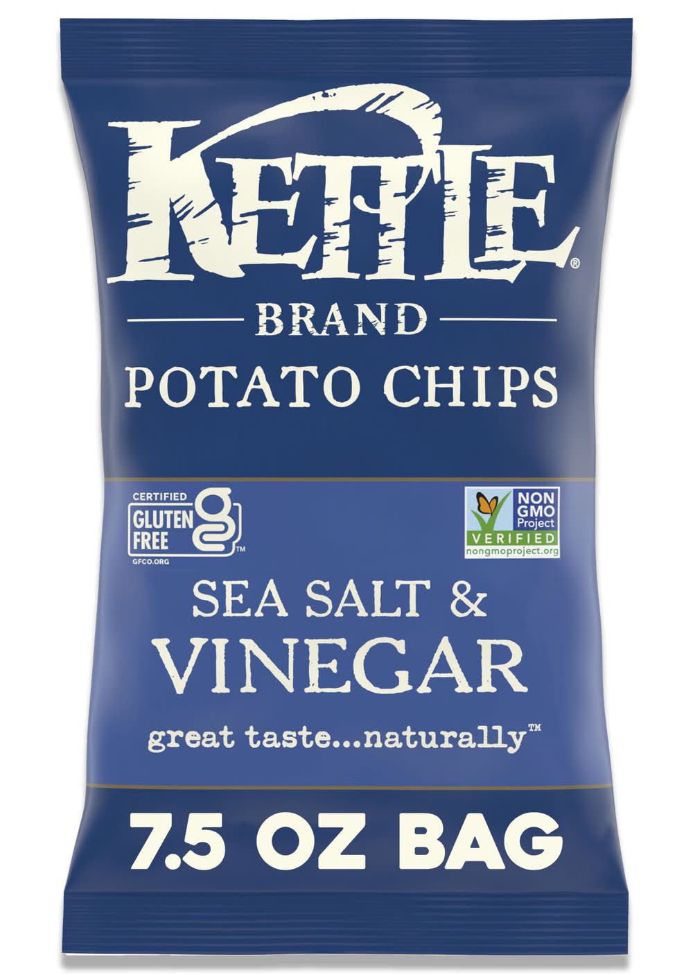 Kettle Brand Potato Chips, Sea Salt and Vinegar (7.5 oz)