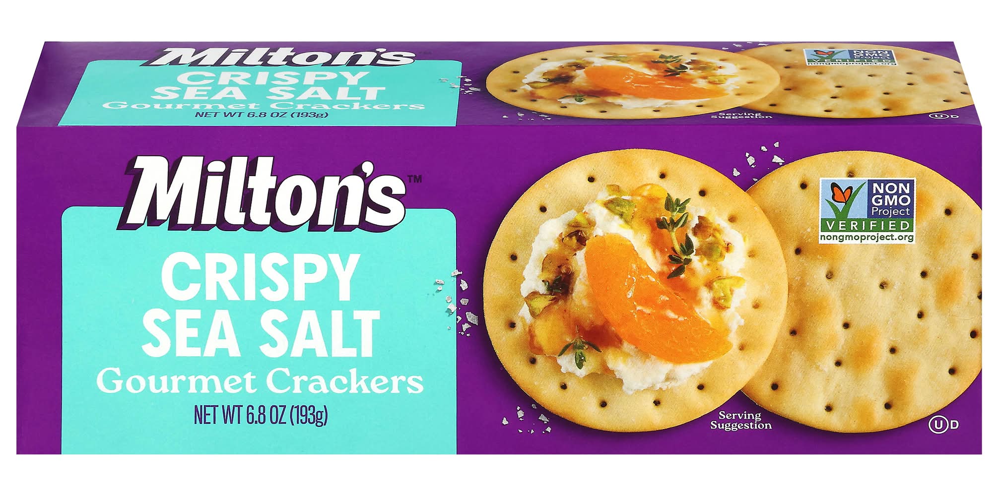 Milton's Crispy Sea Salt Baked Crackers (6.8 oz)