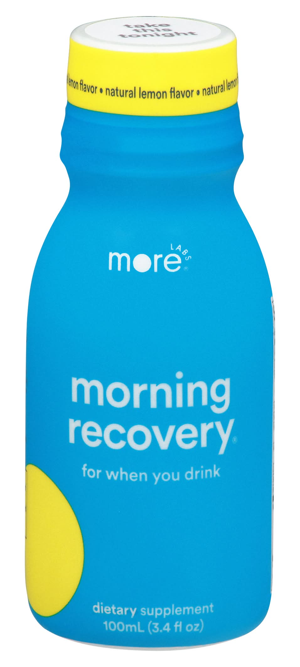 More Labs Morning Recovery Dietary Supplement Drink, Lemon (3.4 fl oz)