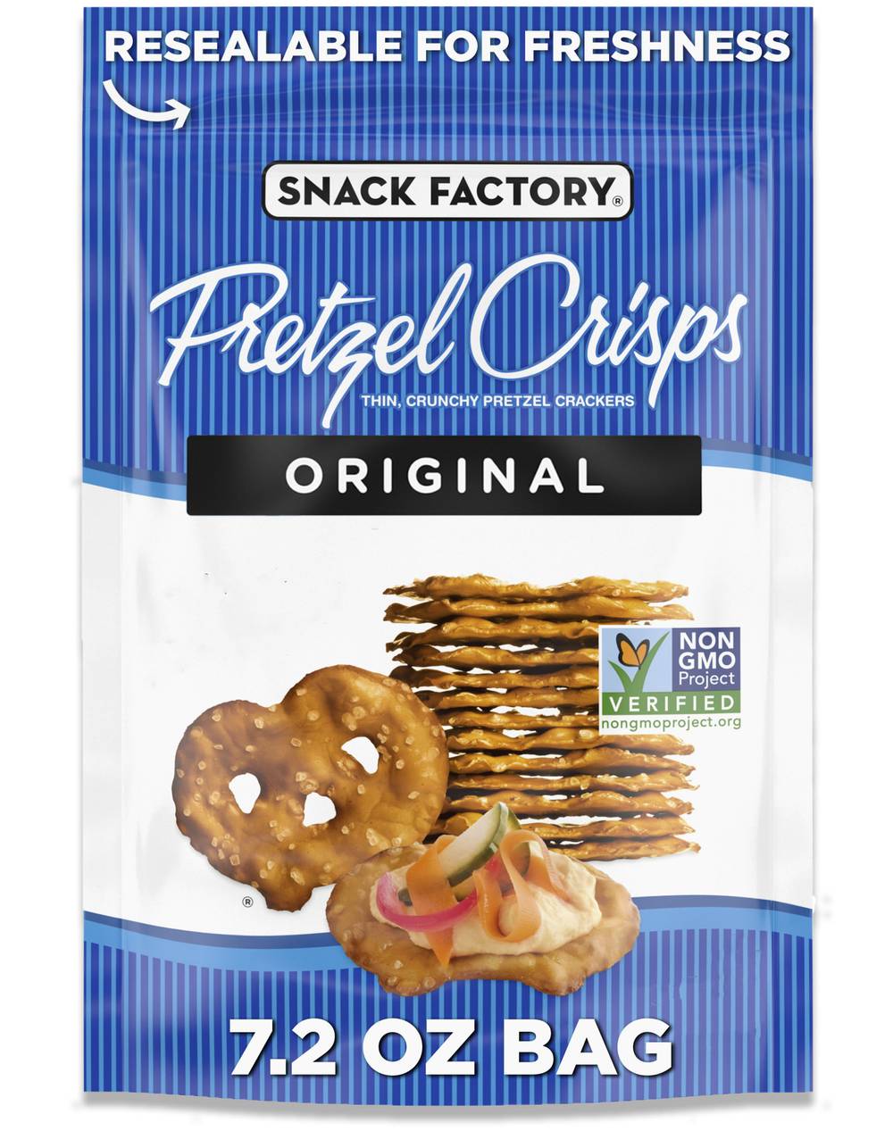 Snack Factory Original Pretzel Crisps (7.2 oz)