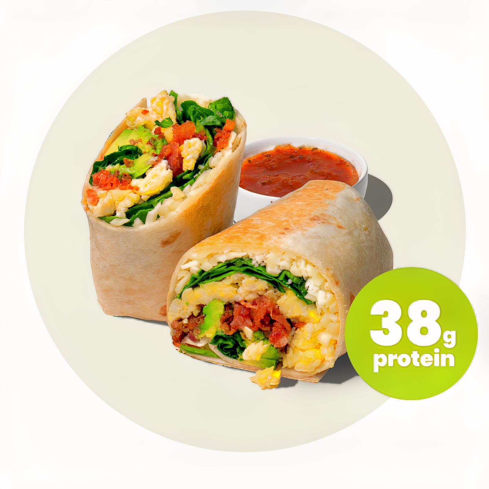 Bacon, Egg, and Cheese Breakfast Burrito