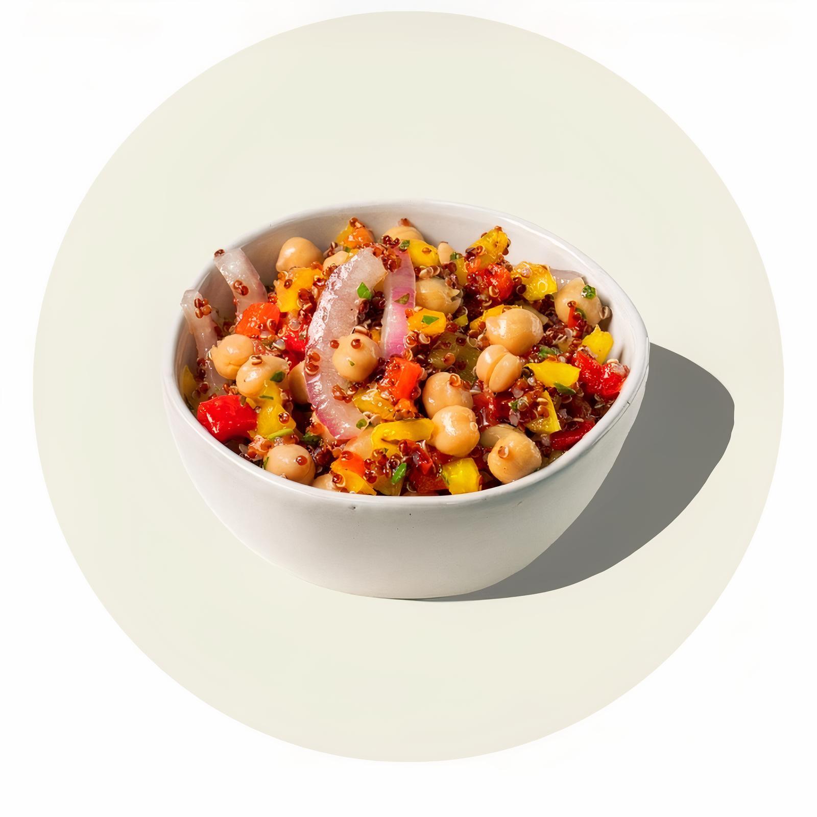 Mediterranean Chickpea and Quinoa Side Salad