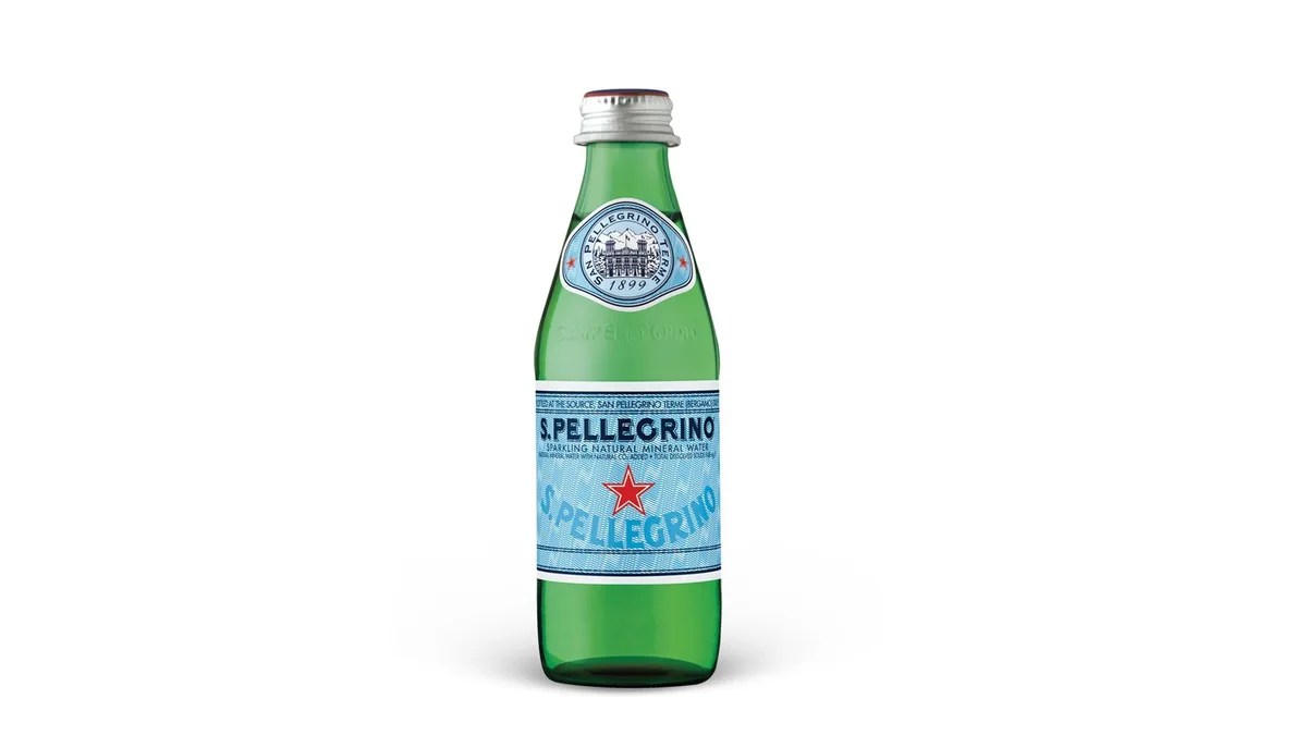 San Pellegrino Mineral Water (small glass bottle)