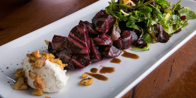 Honey-Roasted Beet and Arugula Salad