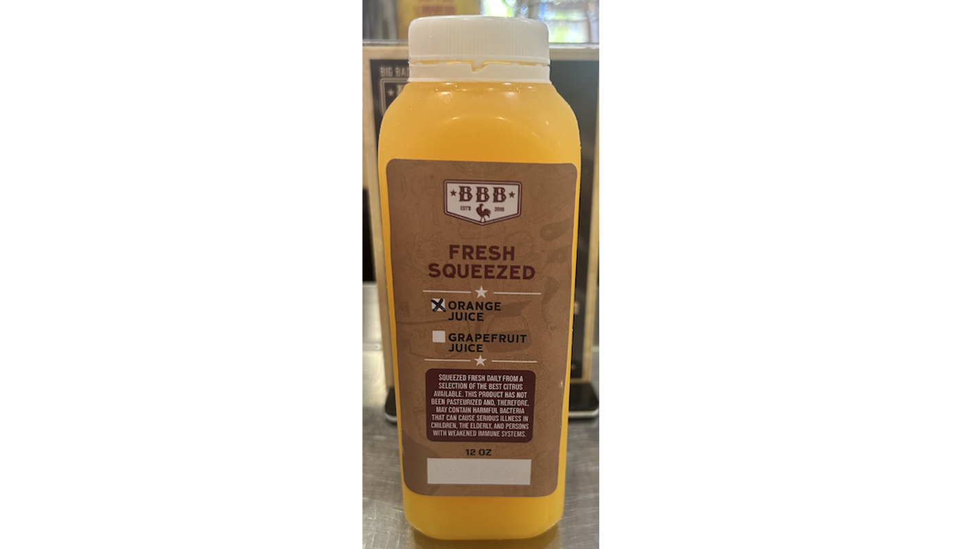 Fresh Squeezed Orange Juice